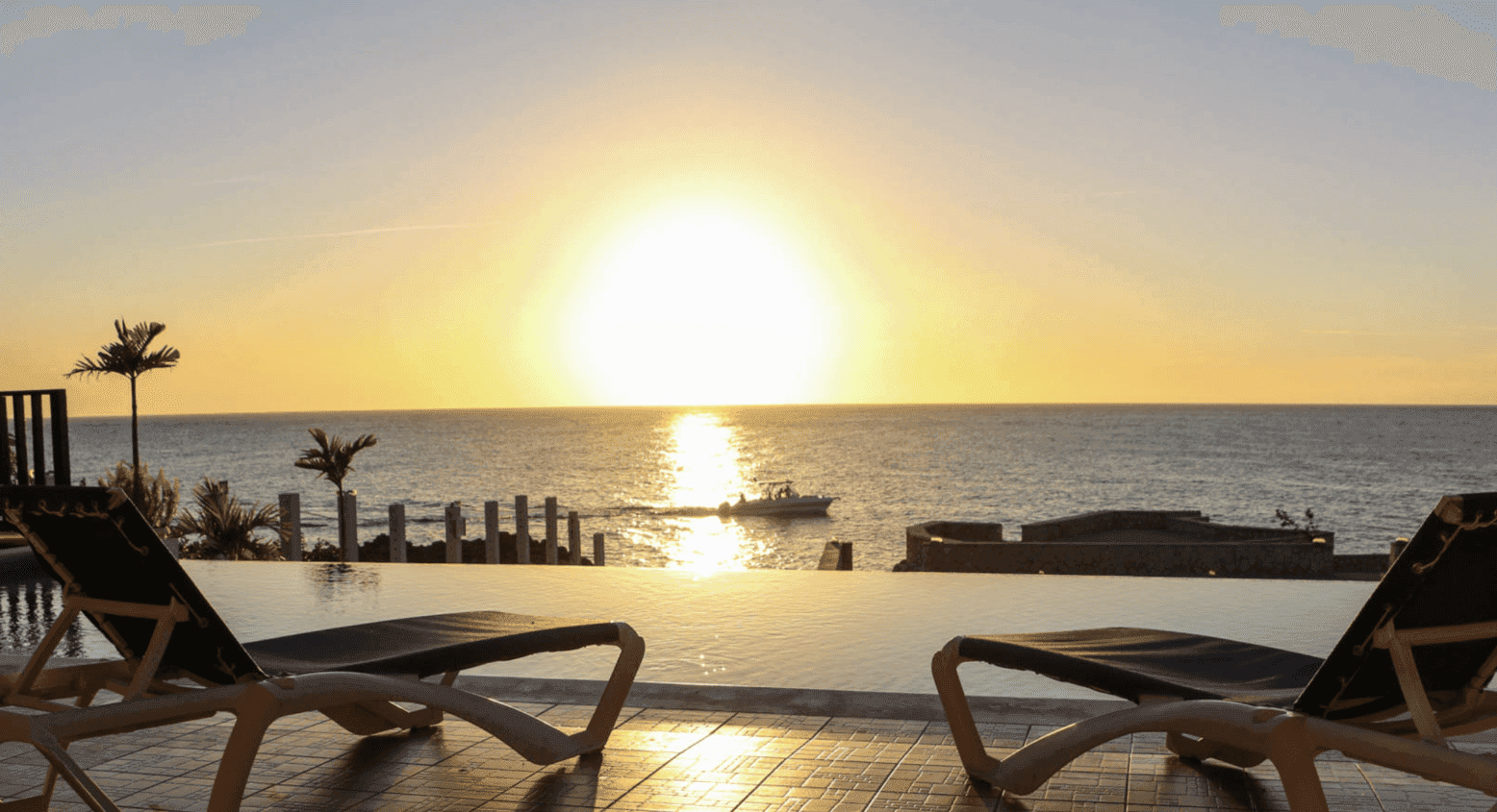 Drone shot of the resort